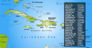 Jamaica Caribbean Map