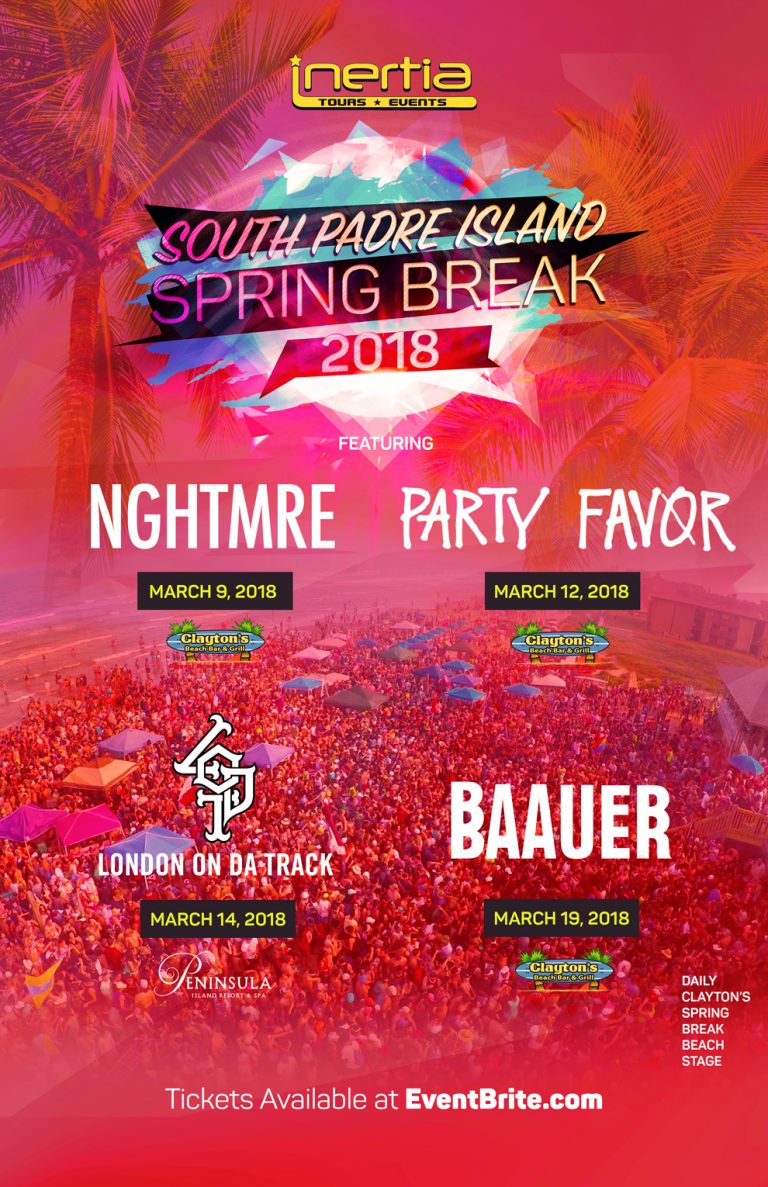 Spring Break Concerts South Padre Island Inertia Tours