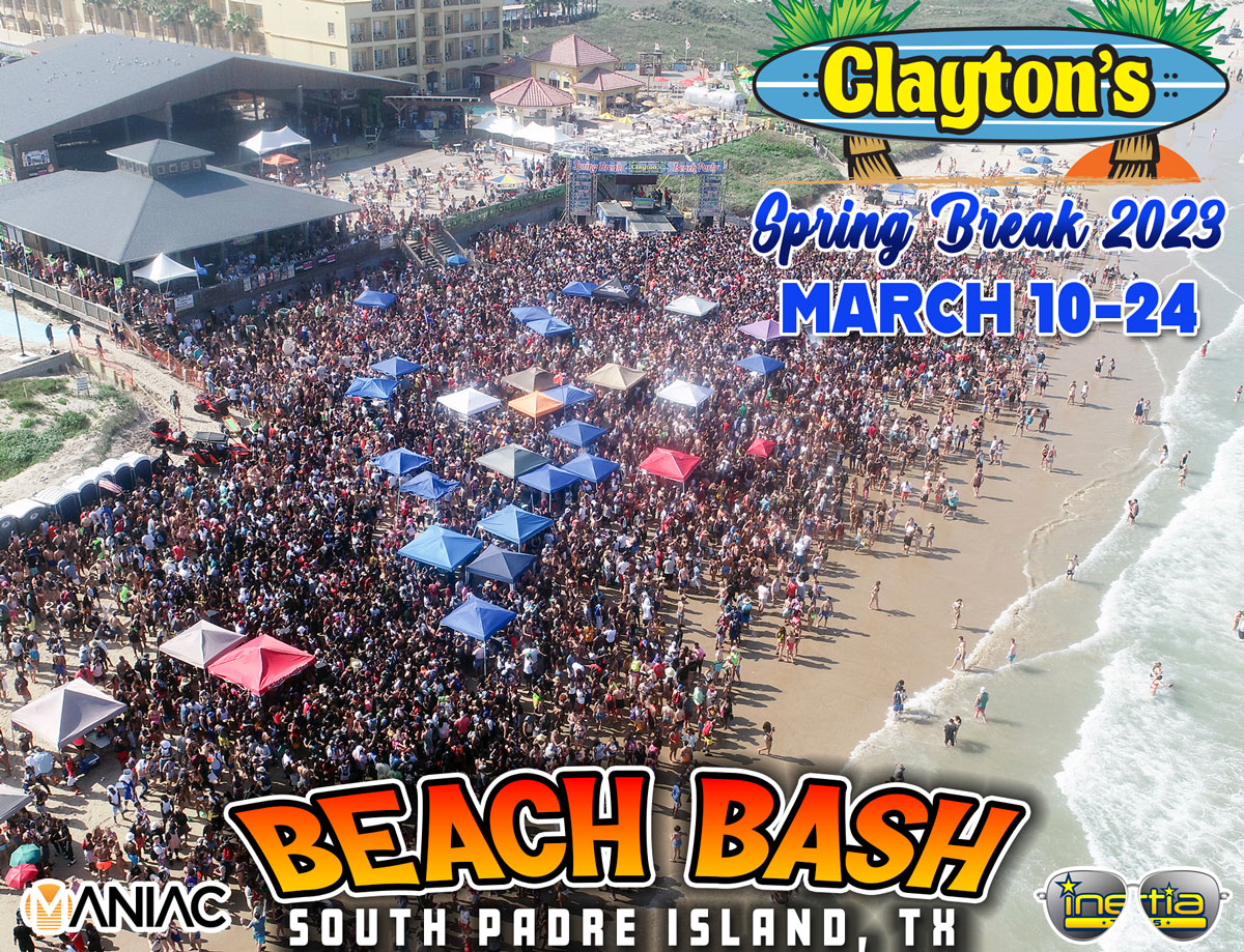 spring break beach stage