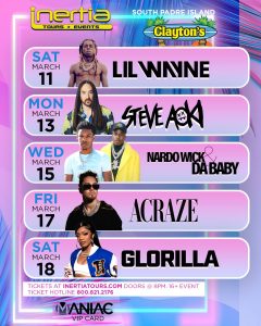Spring Break Concerts South Padre Island
